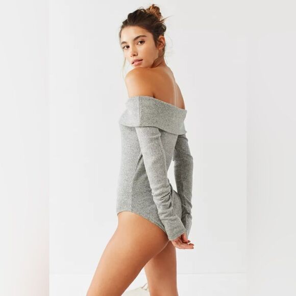 Out From Under Cozy Off Shoulder Sweater Bodysuit - Picture 9 of 9